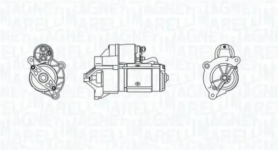 Starter 12 V 2,3 kW MAGNETI MARELLI 063721342010 Bild Starter 12 V 2,3 kW MAGNETI MARELLI 063721342010