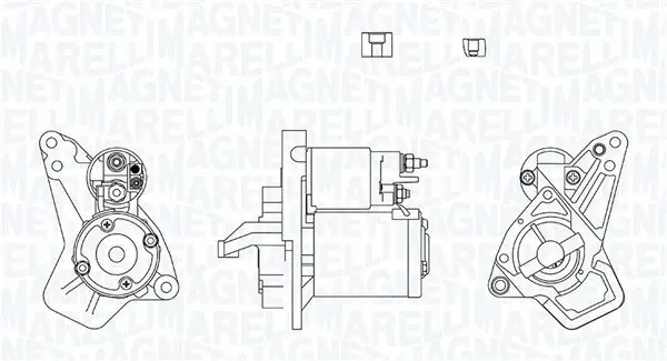 Starter 12 V 0,8 kW MAGNETI MARELLI 063726262010