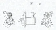 Starter 12 V 0,8 kW MAGNETI MARELLI 063726262010