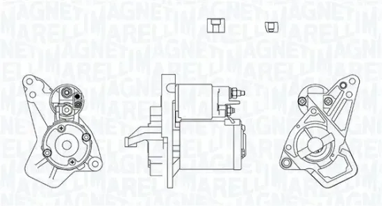 Starter 12 V 0,8 kW MAGNETI MARELLI 063726262010 Bild Starter 12 V 0,8 kW MAGNETI MARELLI 063726262010