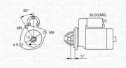 Starter 12 V 1,4 kW MAGNETI MARELLI 063280021010