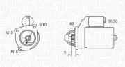 Starter 12 V 2,2 kW MAGNETI MARELLI 063280036010