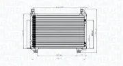 Kondensator, Klimaanlage MAGNETI MARELLI 350203741000