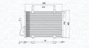 Kondensator, Klimaanlage MAGNETI MARELLI 350203782000