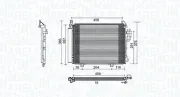 Kondensator, Klimaanlage MAGNETI MARELLI 350203790000