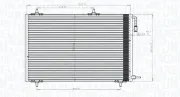 Kondensator, Klimaanlage MAGNETI MARELLI 350203816000