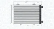 Kondensator, Klimaanlage MAGNETI MARELLI 350203822000