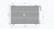 Kondensator, Klimaanlage MAGNETI MARELLI 350203825000