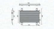 Kondensator, Klimaanlage MAGNETI MARELLI 350203895000