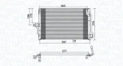 Kondensator, Klimaanlage MAGNETI MARELLI 350203897000