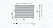 Kondensator, Klimaanlage MAGNETI MARELLI 350203920000