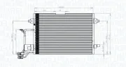 Kondensator, Klimaanlage MAGNETI MARELLI 350203942000