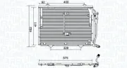 Kondensator, Klimaanlage MAGNETI MARELLI 350203948000