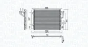 Kondensator, Klimaanlage MAGNETI MARELLI 350203976000