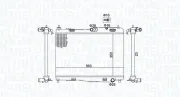 Kühler, Motorkühlung MAGNETI MARELLI 350213142100