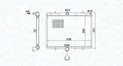 Kühler, Motorkühlung MAGNETI MARELLI 350213151800