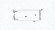 Kühler, Motorkühlung MAGNETI MARELLI 350213154100