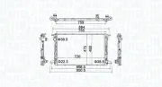 Kühler, Motorkühlung MAGNETI MARELLI 350213154900