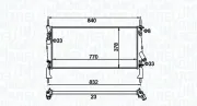 Kühler, Motorkühlung MAGNETI MARELLI 350213158900