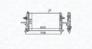 Kühler, Motorkühlung MAGNETI MARELLI 350213159300