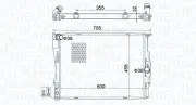 Kühler, Motorkühlung MAGNETI MARELLI 350213160700