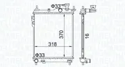 Kühler, Motorkühlung MAGNETI MARELLI 350213162400