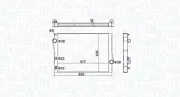 Kühler, Motorkühlung MAGNETI MARELLI 350213163500