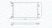 Kühler, Motorkühlung MAGNETI MARELLI 350213166900