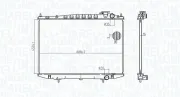 Kühler, Motorkühlung MAGNETI MARELLI 350213174500