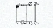 Kühler, Motorkühlung MAGNETI MARELLI 350213174800