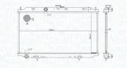 Kühler, Motorkühlung MAGNETI MARELLI 350213176200