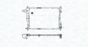 Kühler, Motorkühlung MAGNETI MARELLI 350213177900