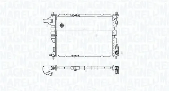 Kühler, Motorkühlung MAGNETI MARELLI 350213177900 Bild Kühler, Motorkühlung MAGNETI MARELLI 350213177900