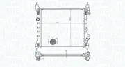 Kühler, Motorkühlung MAGNETI MARELLI 350213178800