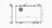 Kühler, Motorkühlung MAGNETI MARELLI 350213179200