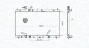 Kühler, Motorkühlung MAGNETI MARELLI 350213179900