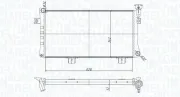 Kühler, Motorkühlung MAGNETI MARELLI 350213180600