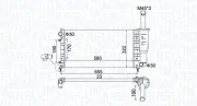 Kühler, Motorkühlung MAGNETI MARELLI 350213183600