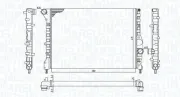 Kühler, Motorkühlung MAGNETI MARELLI 350213184200