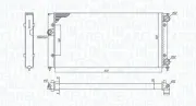Kühler, Motorkühlung MAGNETI MARELLI 350213185300