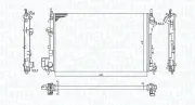 Kühler, Motorkühlung MAGNETI MARELLI 350213185700