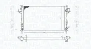 Kühler, Motorkühlung MAGNETI MARELLI 350213185800