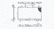 Kühler, Motorkühlung MAGNETI MARELLI 350213186200