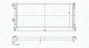 Kühler, Motorkühlung MAGNETI MARELLI 350213187200