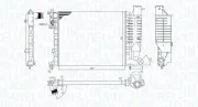 Kühler, Motorkühlung MAGNETI MARELLI 350213188500