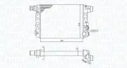 Kühler, Motorkühlung MAGNETI MARELLI 350213188900