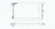 Kühler, Motorkühlung MAGNETI MARELLI 350213190100