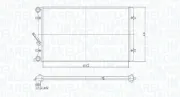 Kühler, Motorkühlung MAGNETI MARELLI 350213190800