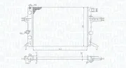 Kühler, Motorkühlung MAGNETI MARELLI 350213192400