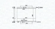 Kühler, Motorkühlung MAGNETI MARELLI 350213193400